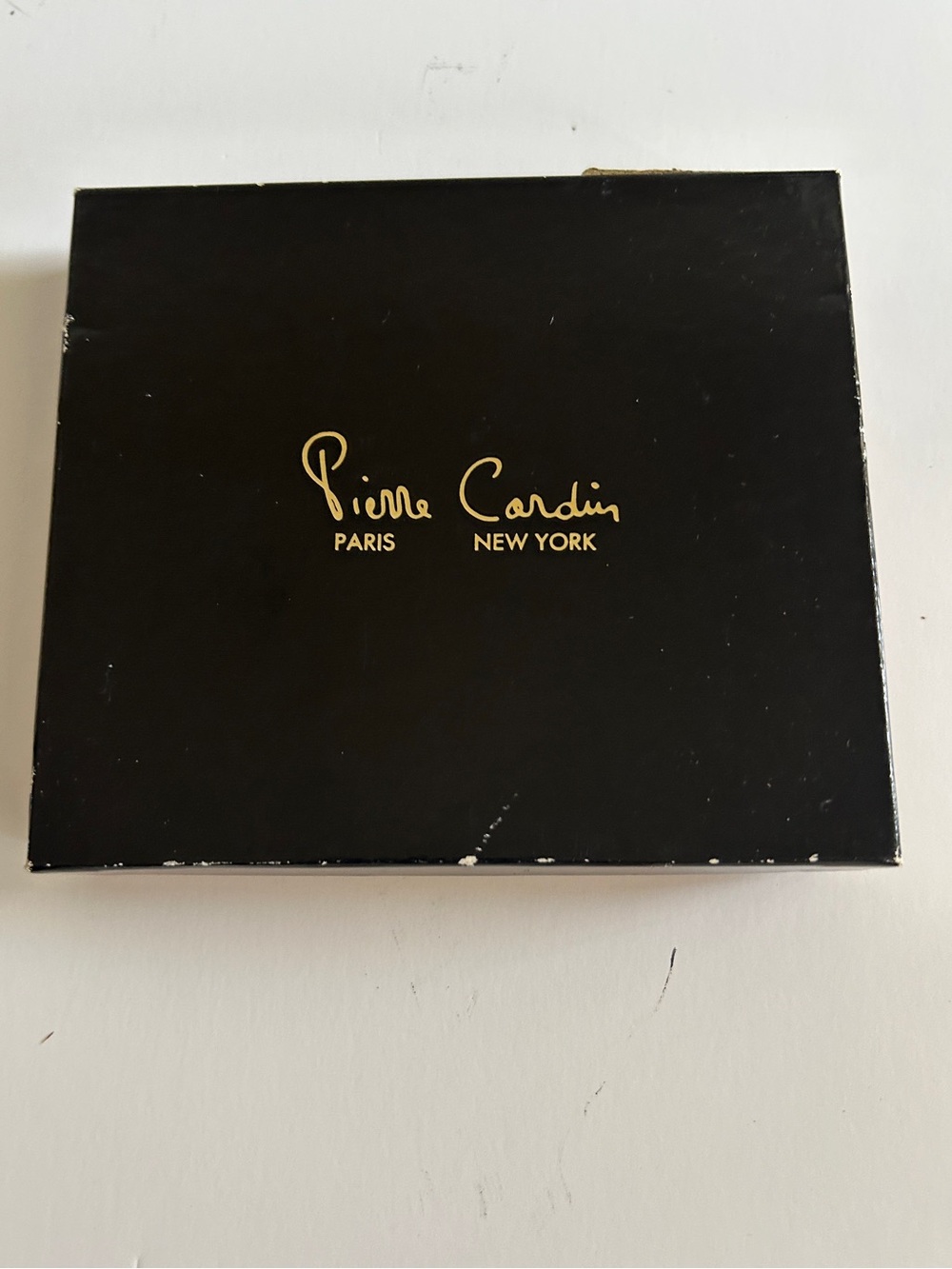 Vintage Pierre Cardin Leather Hip Fold Wallet with photo holder